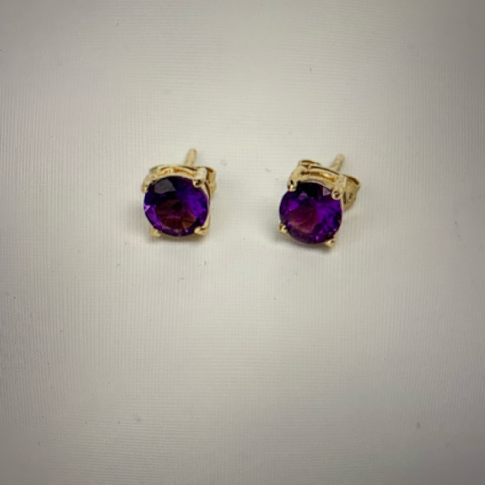 Amethyst Designer Earrings New